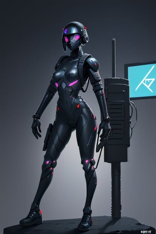 cyber_girl,  police_uniform,  exoskeleton by Goblinius on Tensor.Art