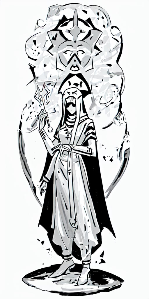 cultist,  tunic,  mask by Goblinius on Tensor.Art