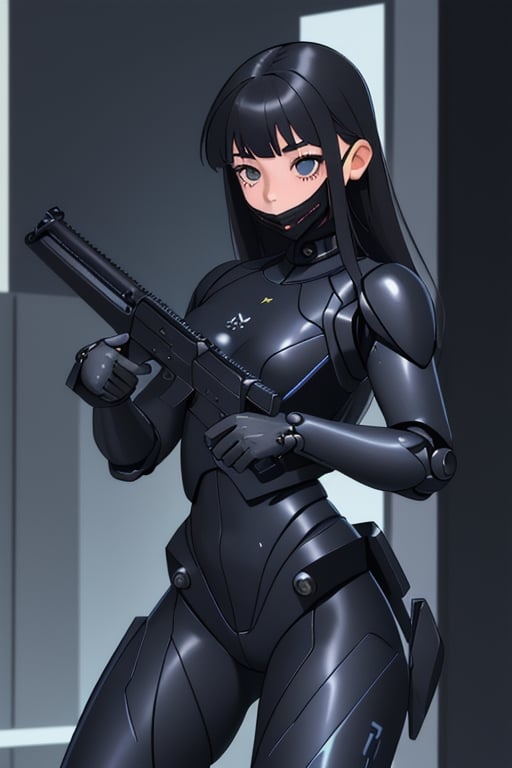 cyber_girl,  police_uniform,  exoskeleton by Goblinius on Tensor.Art