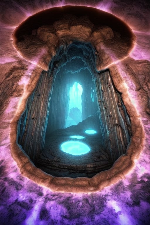 At the very center of Luminocturna lies a colossal chasm known as the Abyssal Abyss. It's rumored to be a portal to another dimension and is watched over by a mysterious order of scholars and mystics who study its enigmatic properties.