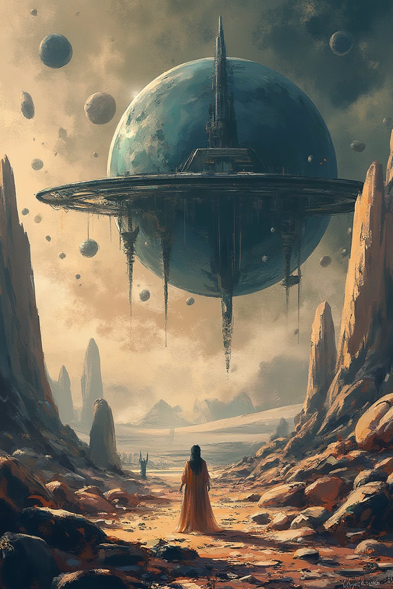 aesthetic,  A fascinating and mysterious digital illustration depicts a strange and surreal sight: abstract art of Geometr...