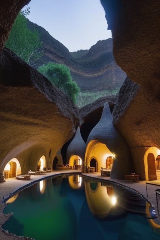 A Underground Cave Village