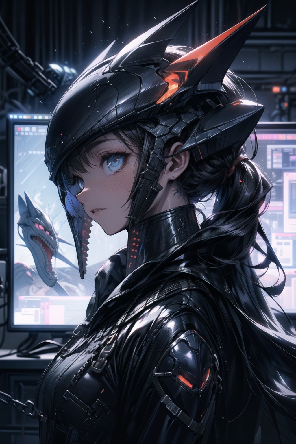 black and white,  deep space,  nebula by Ansatsu on Tensor.Art