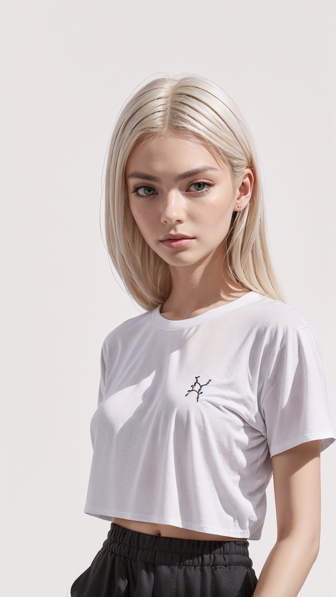 1girl called Sarah with long blonde white hair,  colored flowing hair,  long hairstyle by likeyoucan on Tensor.Art