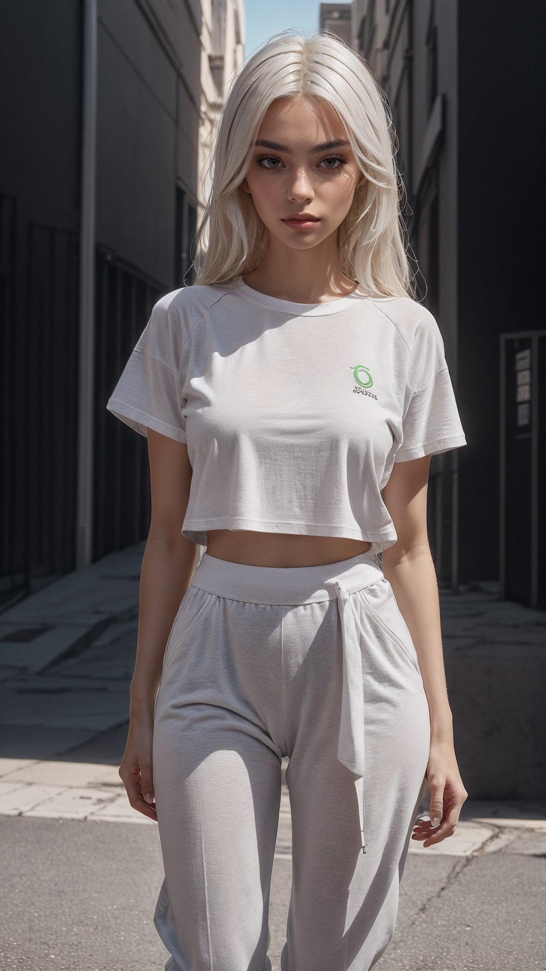 1girl called Sarah with long blonde white hair,  colored flowing hair,  long hairstyle by likeyoucan on Tensor.Art