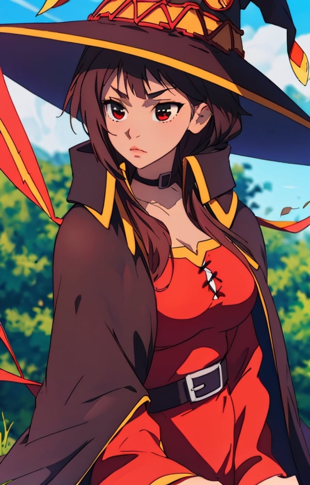 witch, big_boobs ,Megu-KJ, Megu hat, megu dress, megu cape,SAM YANG