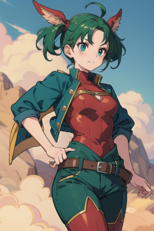 deku woman with hero costume