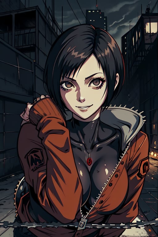  emo girl
Prompt: (masterpiece), best quality , wide eyes, small eye pupil, black  eyes, perfect face, makima((chainsaw man)), ada wong((resident evil)),big titty, pantaloon, bdsm, ripped body, smiling, abs، muscular female,
Model: Stable Diffusion Anime