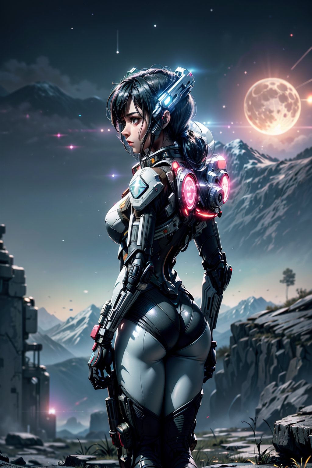 Highly detailed RAW color Photo,  Rear Angle,  Full Body by Dofrobuay on Tensor.Art