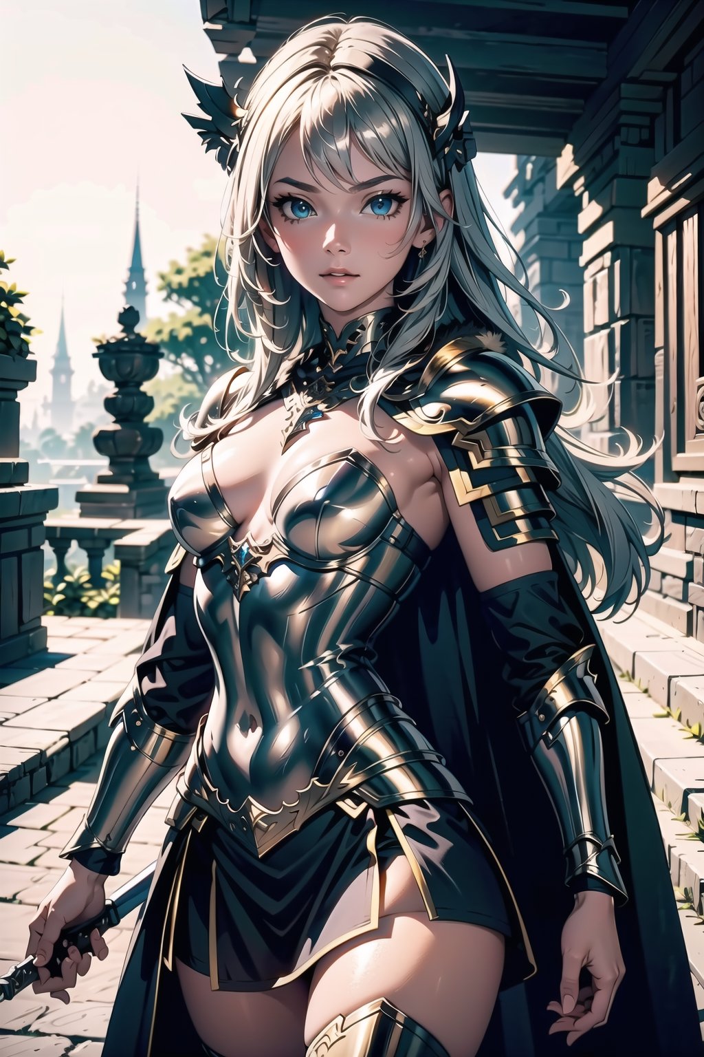 Lunaris, viking, freya, (small breasts:1.10), light armor, fur cape, metal skirt,

UHD 16k, masterpiece, very high definition, high contrast, (best quality:1.5), (ultra detailed:1.5),