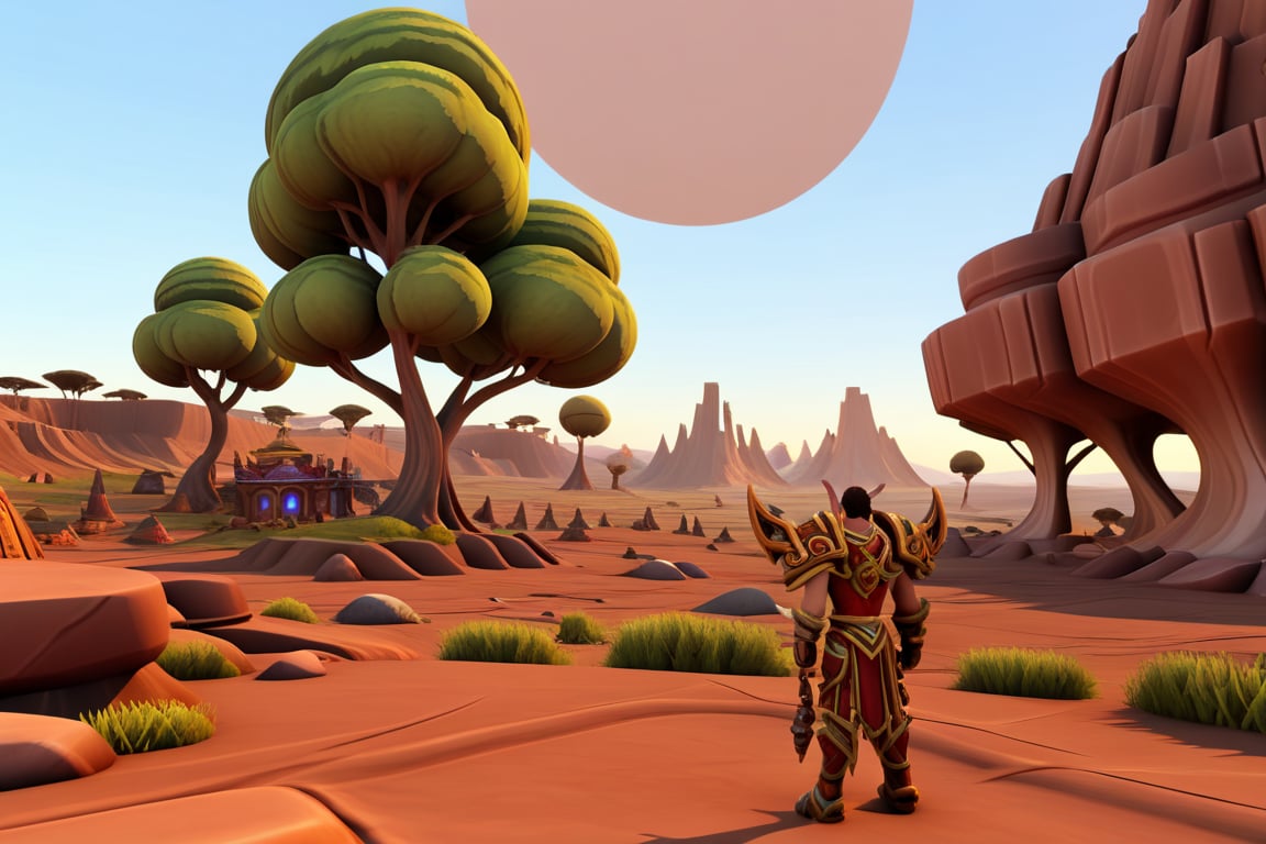 ((Hand Painted, Stylized, Game scenary, Concept Art, landscape of a african grassland, Stylized Textures, Hand Painted Textures, 4k, World of Warcraft style)), Stylized asset,  more detail XL, greg rutkowski, (world of warcraft style asset, artstation style, stylized station, 3d extrude style, flipped normals style), stylized prop,  3d, cartoon proportions,comic book, work of art,  breathtaking landscape, Let the concept merge fantasy and nature in a mix of UHD, sideview


