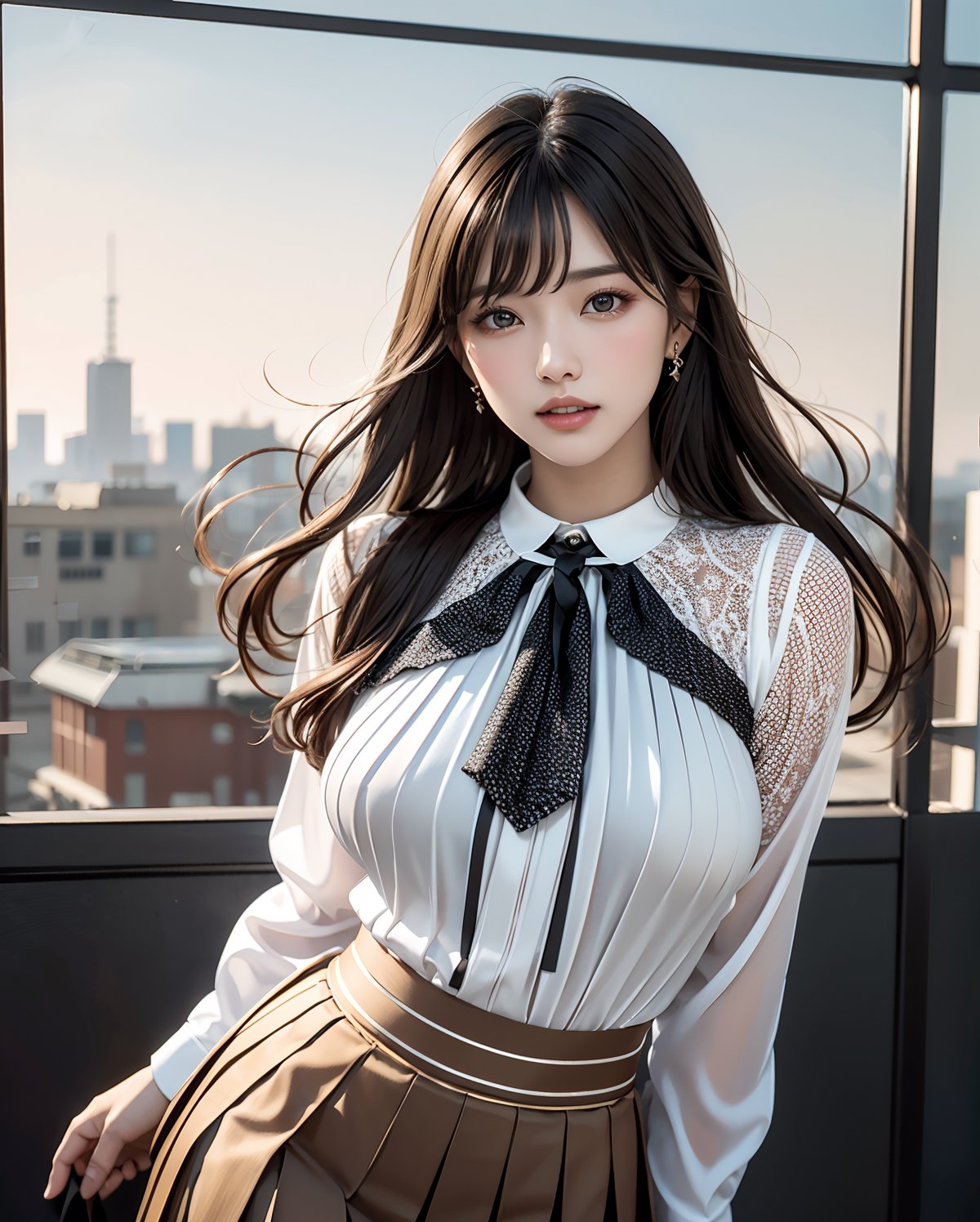(1stunning busty girl:1.3,  solo),  urban by JiroJohn558192 on Tensor.Art