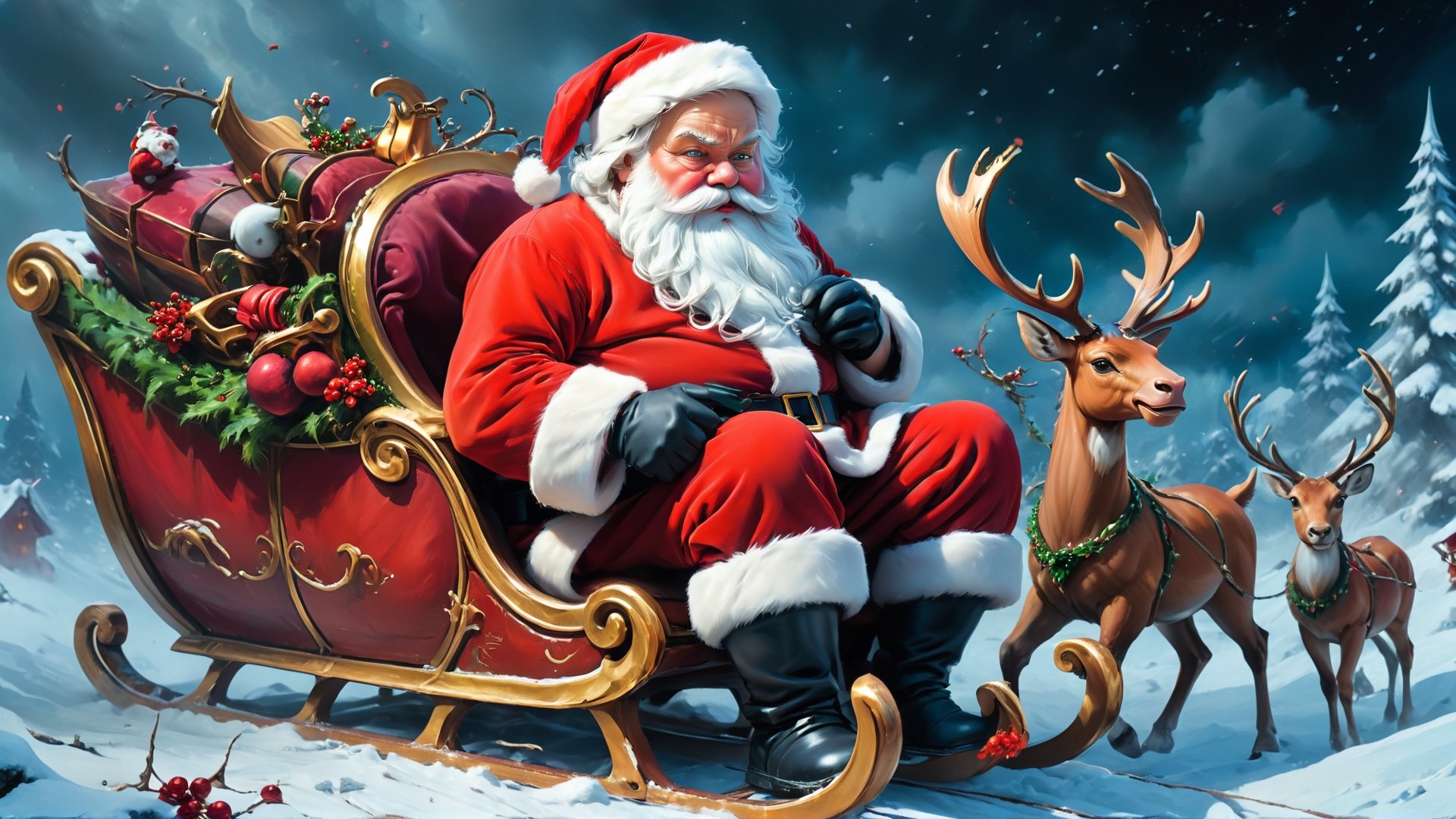 (My sleigh is broken and I'm at a loss: 1.3),  (Disappointed: 1.3),  (Confused: 1.3) by JiroJohn558192 on Tensor.Art