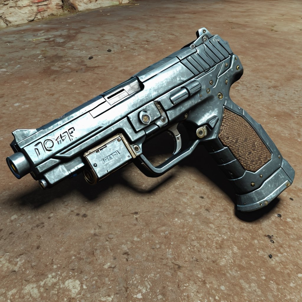 cyberpunk 10mm pistol fallout 4