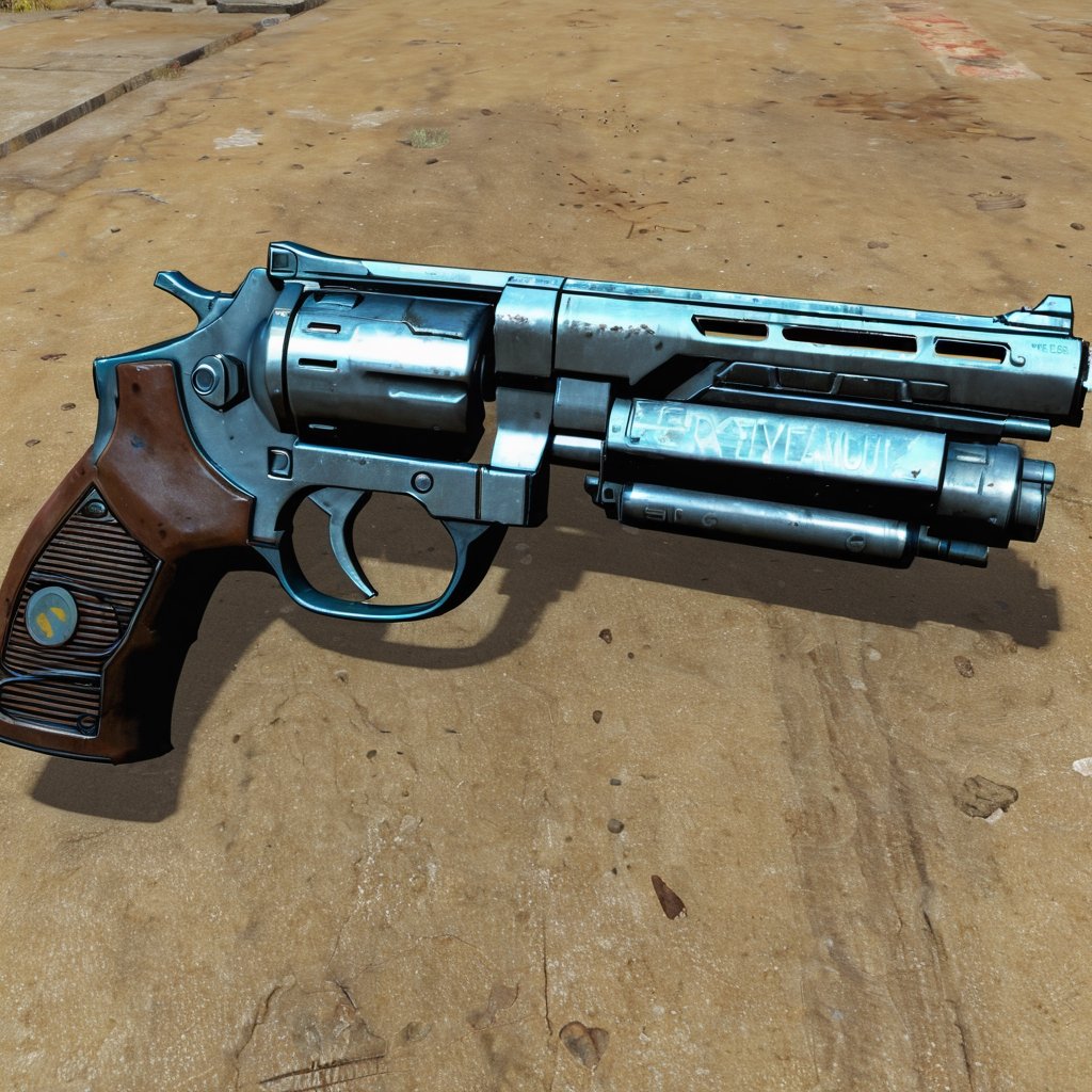 cyberpunk combat magnum revolver fallout 4