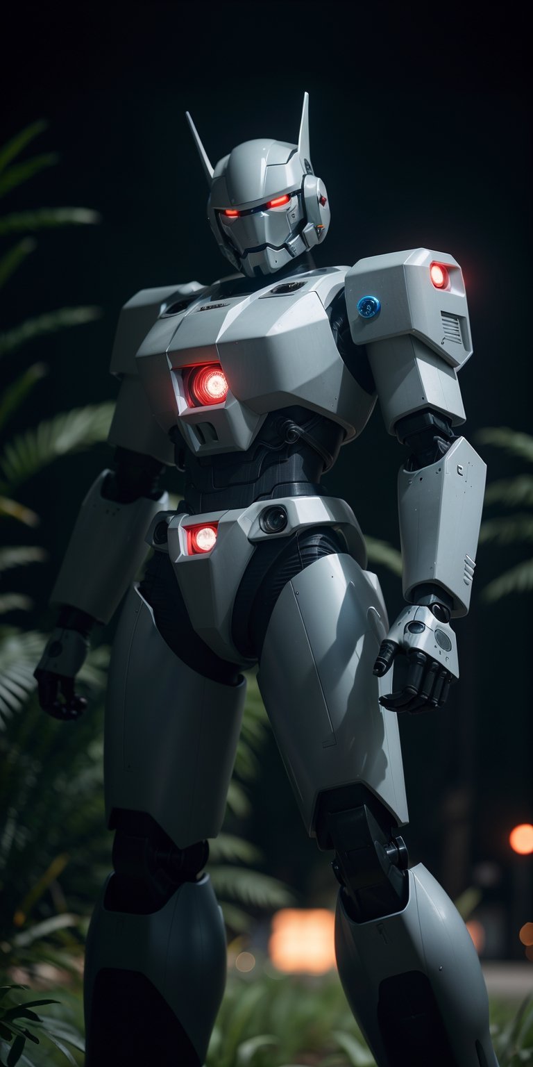 cinematic photo cinematic photography,  (RRS),  a (((mecha soldier))) with sleek and menacing design by Beluga on Tensor.Art