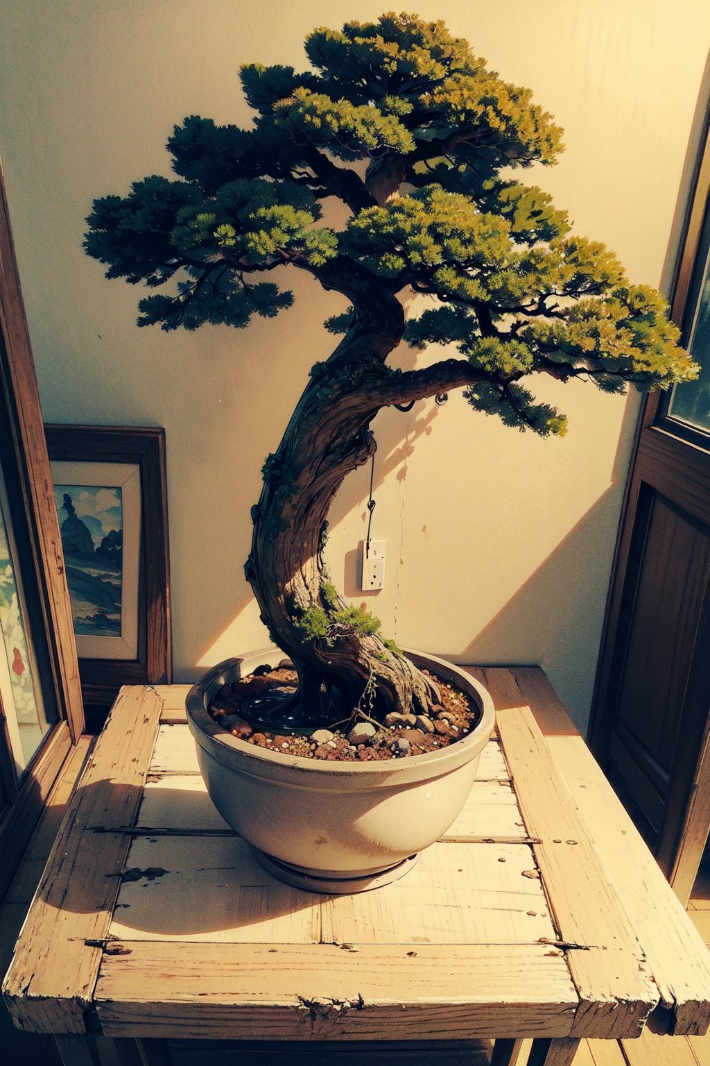 (masterpiece, top quality), background with small bonsai, no person
,EpicArt