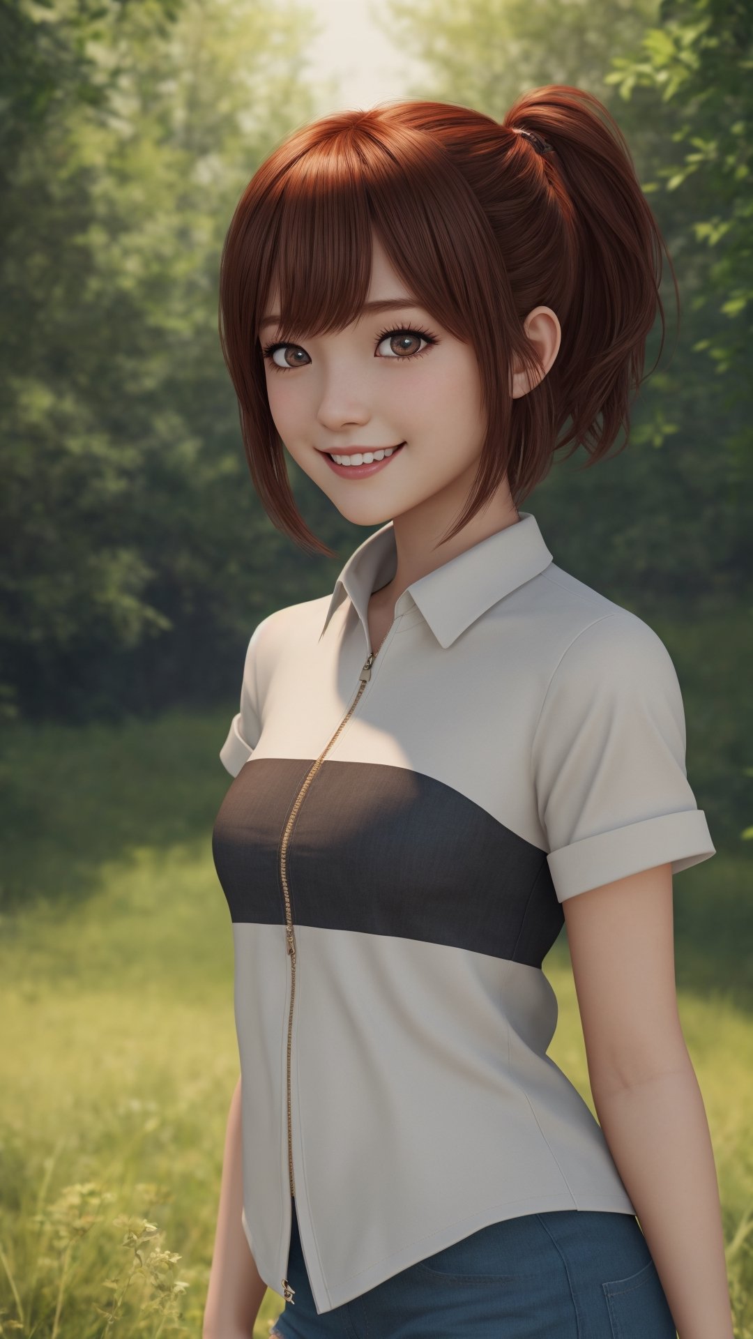 1girl,  chibi,  cute smile face by Ai Art Vision on Tensor.Art