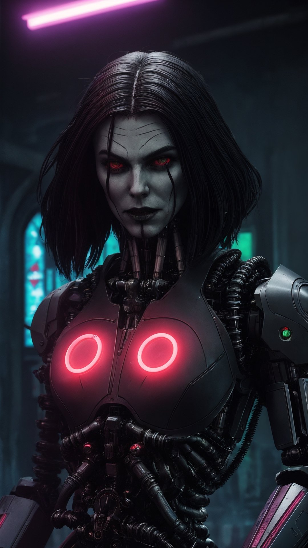 Portrait,  Morbius from Marvel,  biomechanical by Ai Art Vision on Tensor.Art