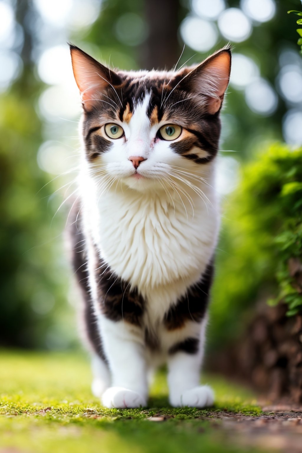 A cute cat,  fluffy fur,  adorable active eyes by Ai Art Vision on Tensor.Art