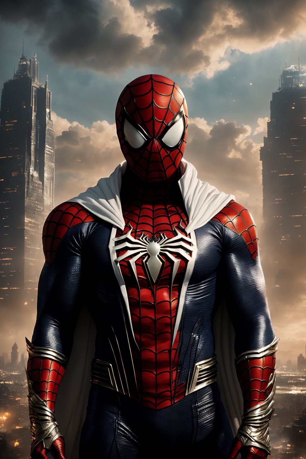 A breathtaking 8K photorealistic concept art masterpiece,  ,  Set against the backdrop of a highly detailed night cityscap...