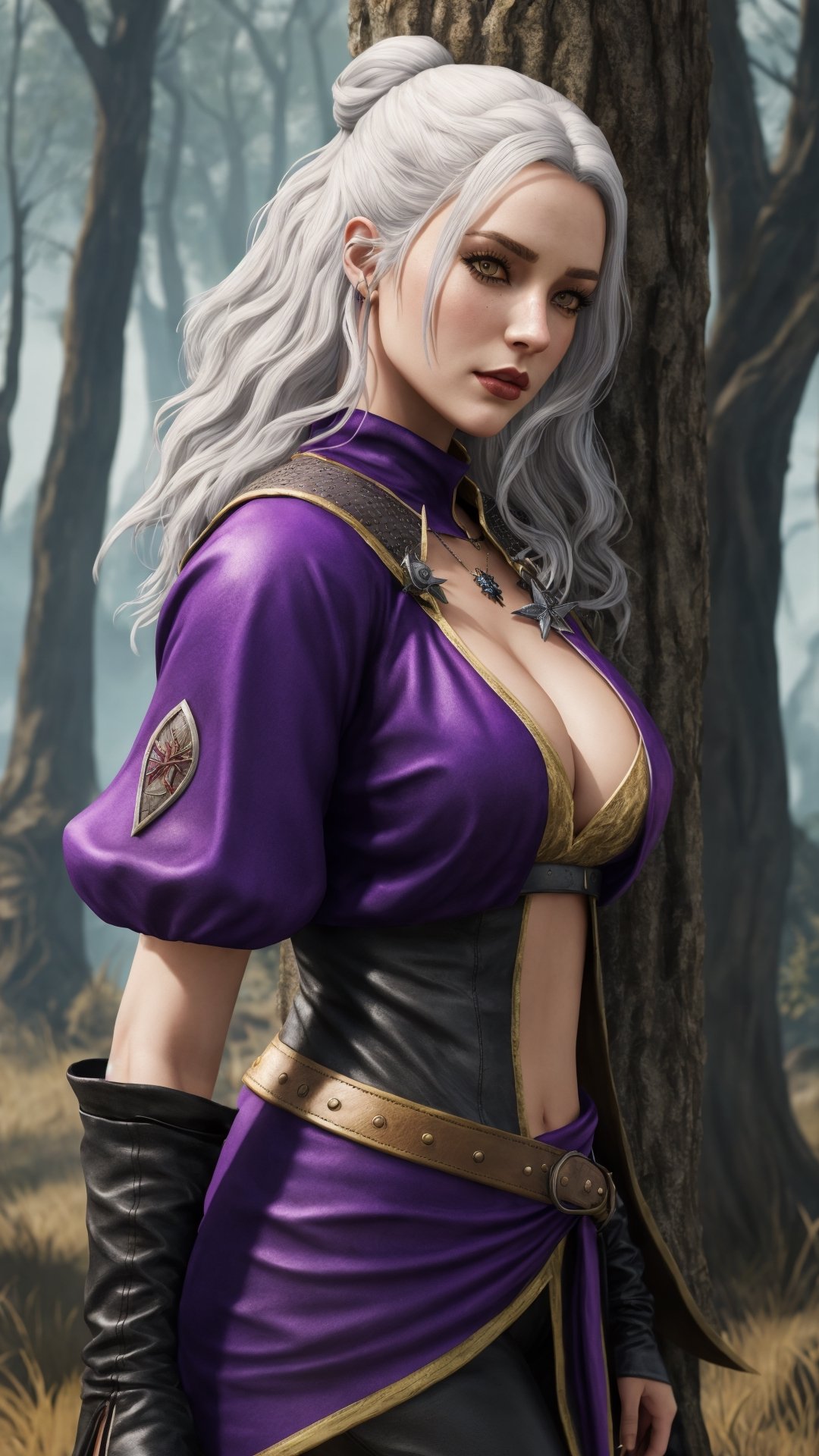 sole_female,  Witcher queen,  outdoor by Ai Art Vision on Tensor.Art