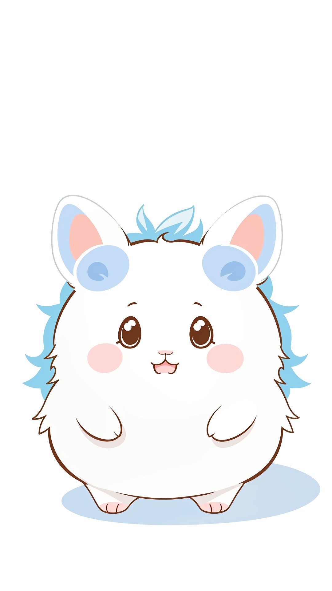 adorable rabbit character,  simple,  flat by Ai Art Vision on Tensor.Art