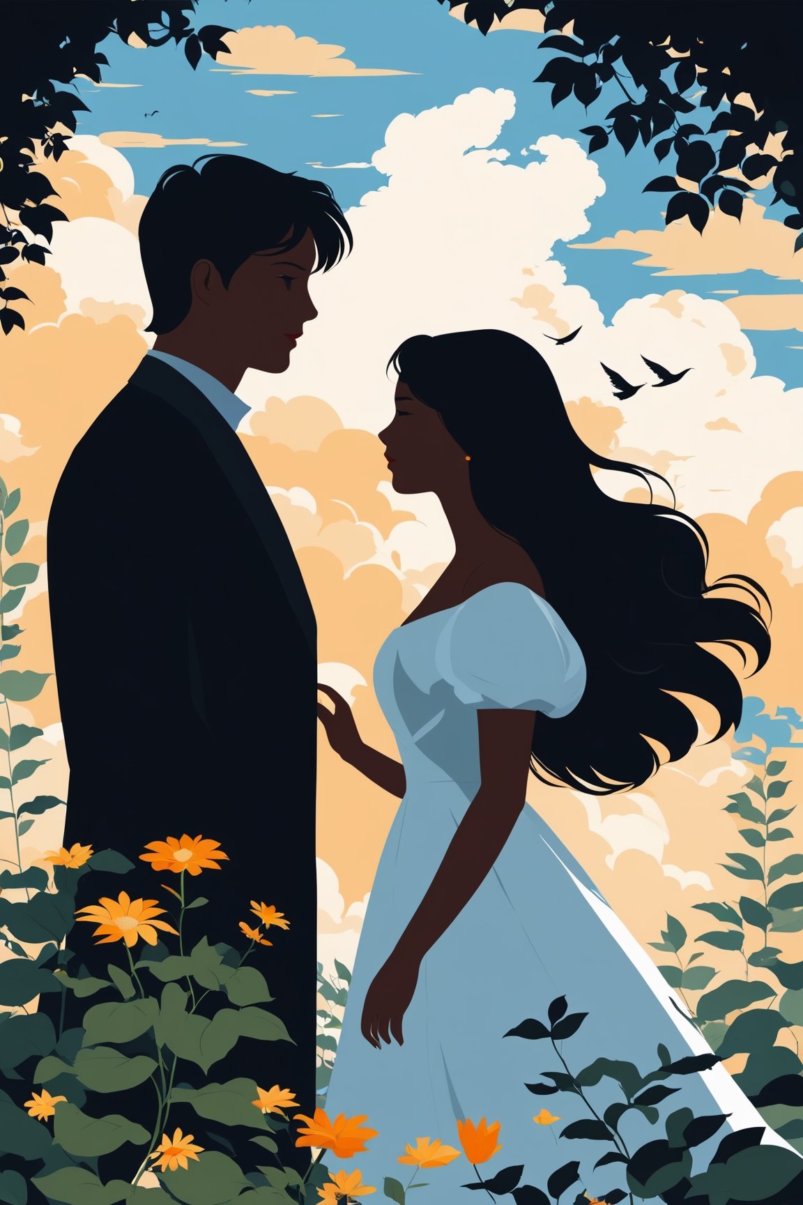 shadow flat vector art,  vector illustration,  masterpiece by Ai Art Vision on Tensor.Art