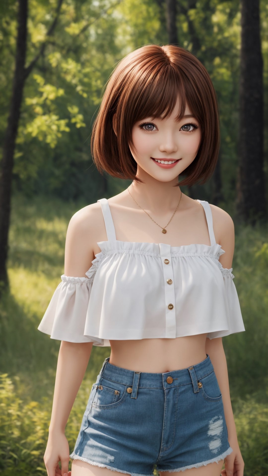 1girl,  chibi,  cute smile face by Ai Art Vision on Tensor.Art