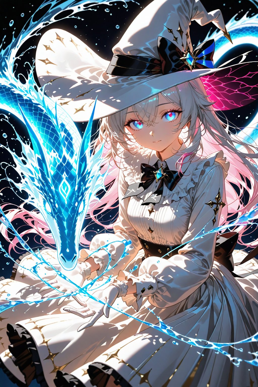 solo,  collared dress,  puffy long sleeves by nlhan on Tensor.Art