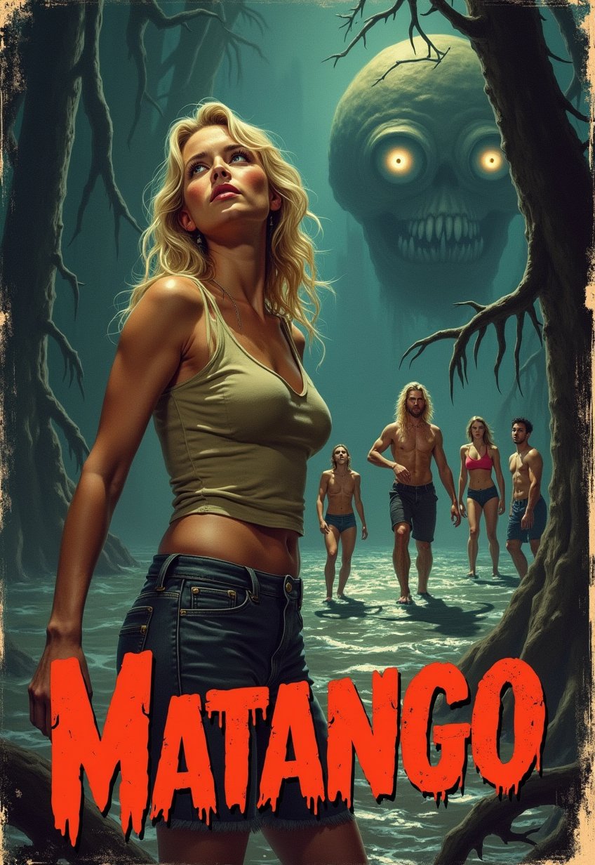 Old,  Vintage: 1.2),  (horror movie poster: 1.3) by Draqulore on Tensor.Art