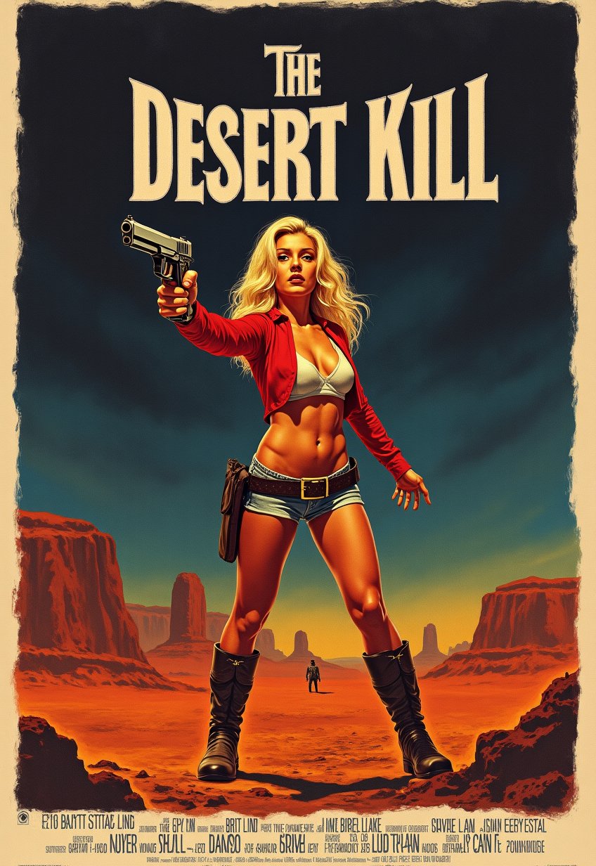 Old,  Vintage: 1.2),  (Action Movie Poster: 1.3) by Draqulore on Tensor.Art