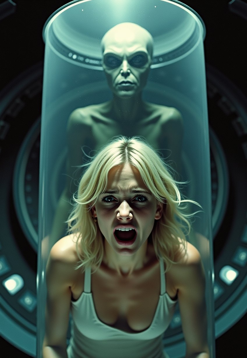 (Sci-fi horror film poster: 1.3),  (((Big title,  Strange Day by Draqulore on Tensor.Art