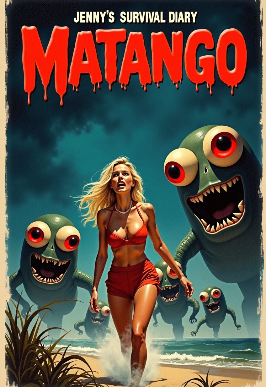 Old,  Vintage: 1.2),  (horror movie poster: 1.3) by Draqulore on Tensor.Art