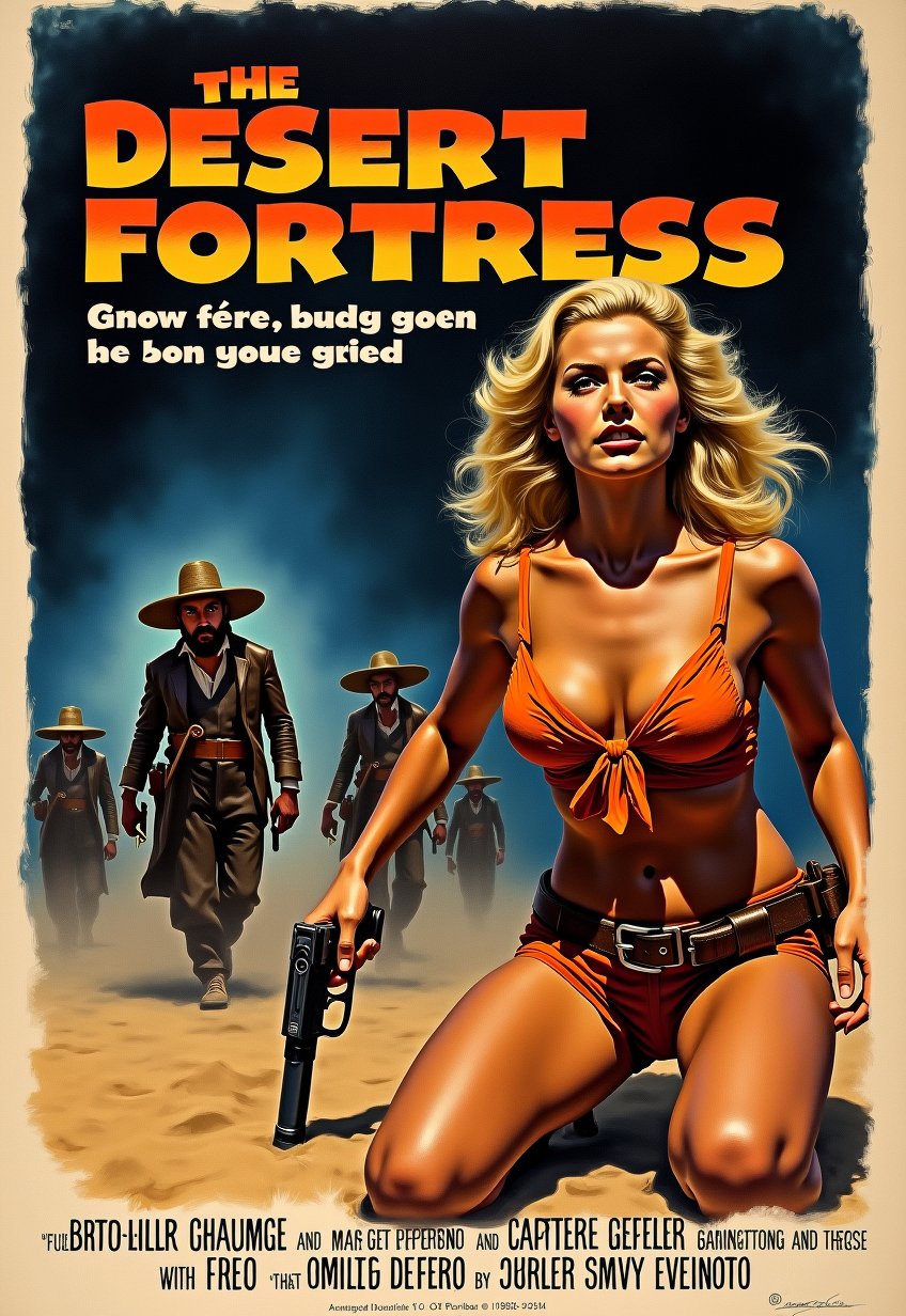 Old,  Vintage: 1.2),  (Action Movie Poster: 1.3) by Draqulore on Tensor.Art