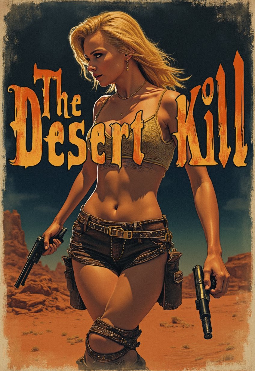Old,  Vintage: 1.2),  (Action Movie Poster: 1.3) by Draqulore on Tensor.Art