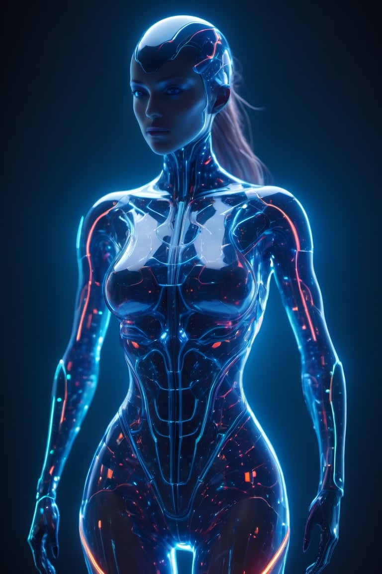 Alienated plasma as part of a human female,  body,  front facing by ᴀ ʀ ʏ ᴀ ꜰ ᴀ ᴛ ᴛ ʜ ᴜ ʀ on Tensor.Art