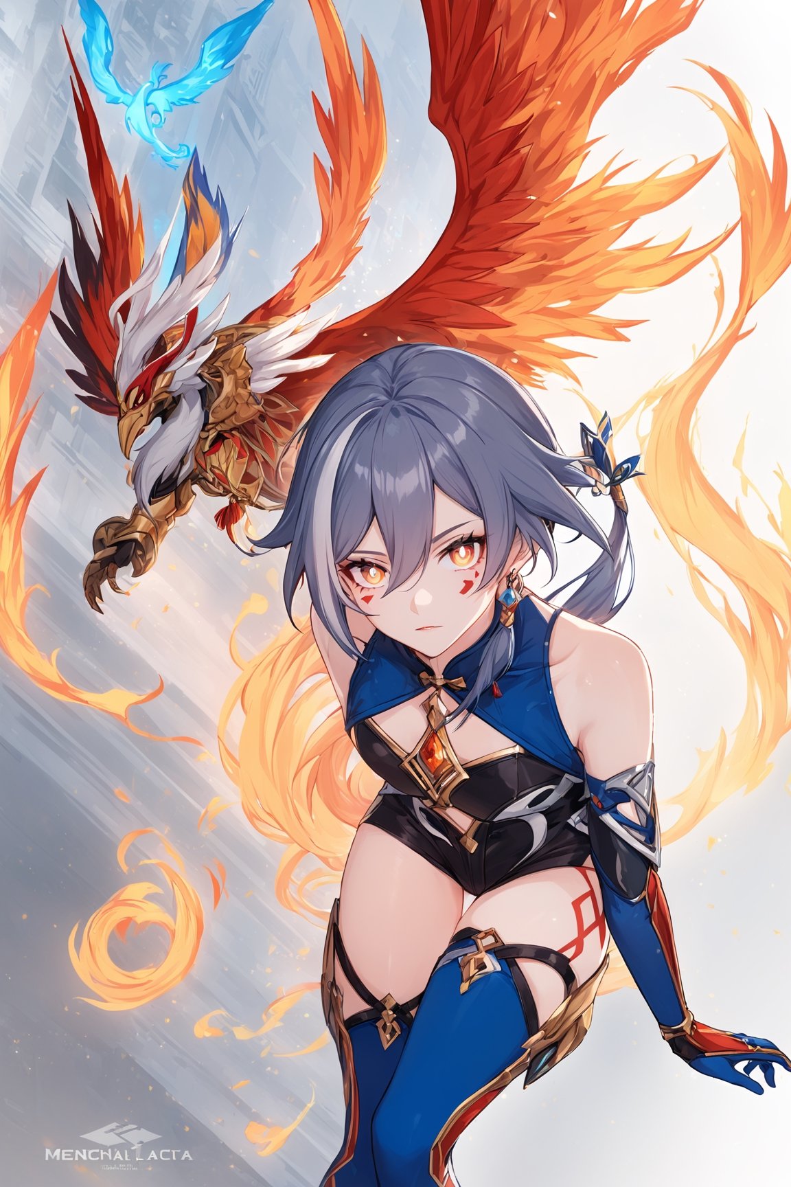 [[fu hua (phoenix)(honkai impact 3rd)]],  2people,  (1girl and messy hair by 我爱符华 on Tensor.Art
