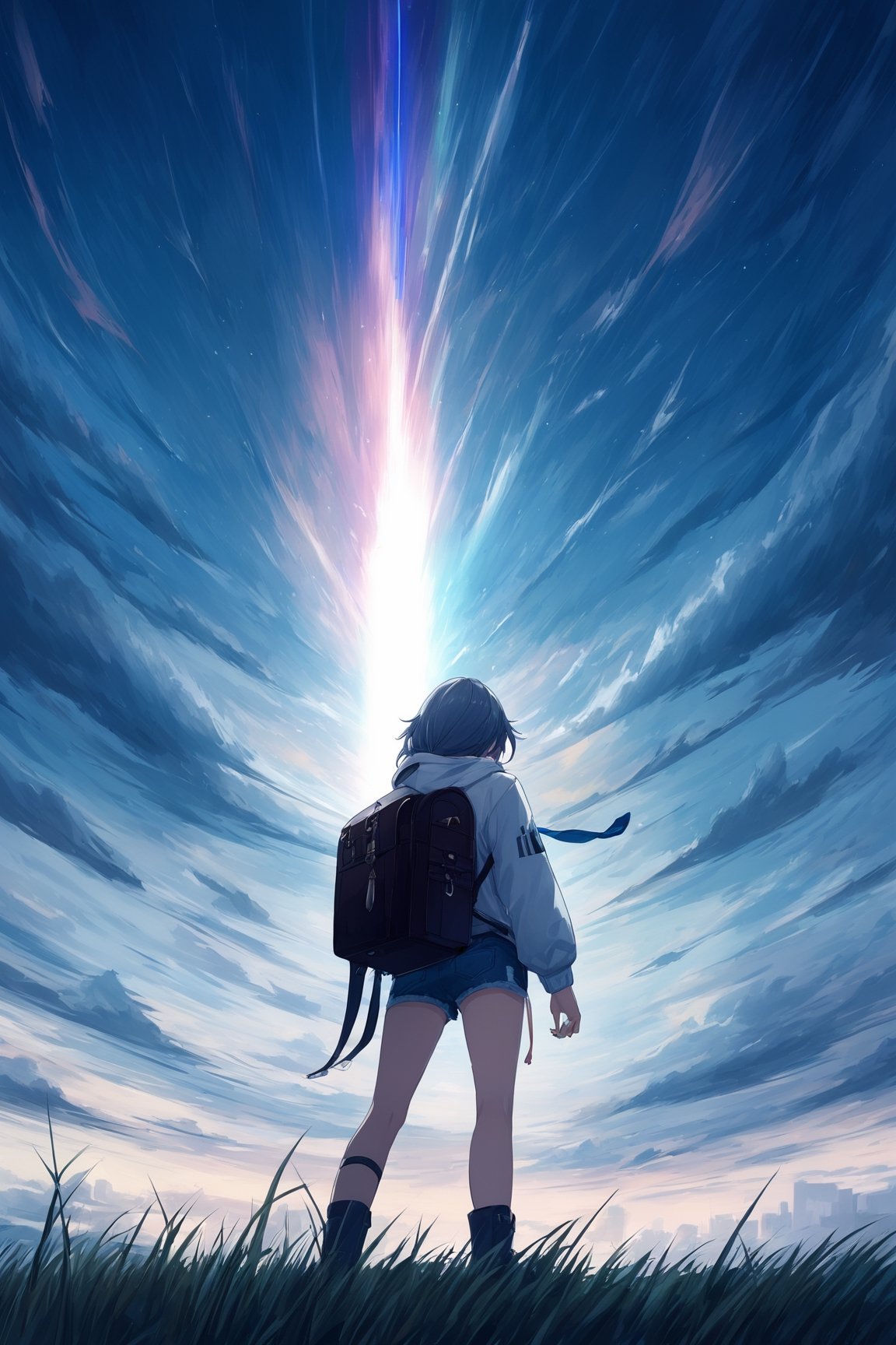 [[fu hua (phoenix)(honkai impact 3rd)]],  Vast sky,  beautiful skyline by 我爱符华 on Tensor.Art