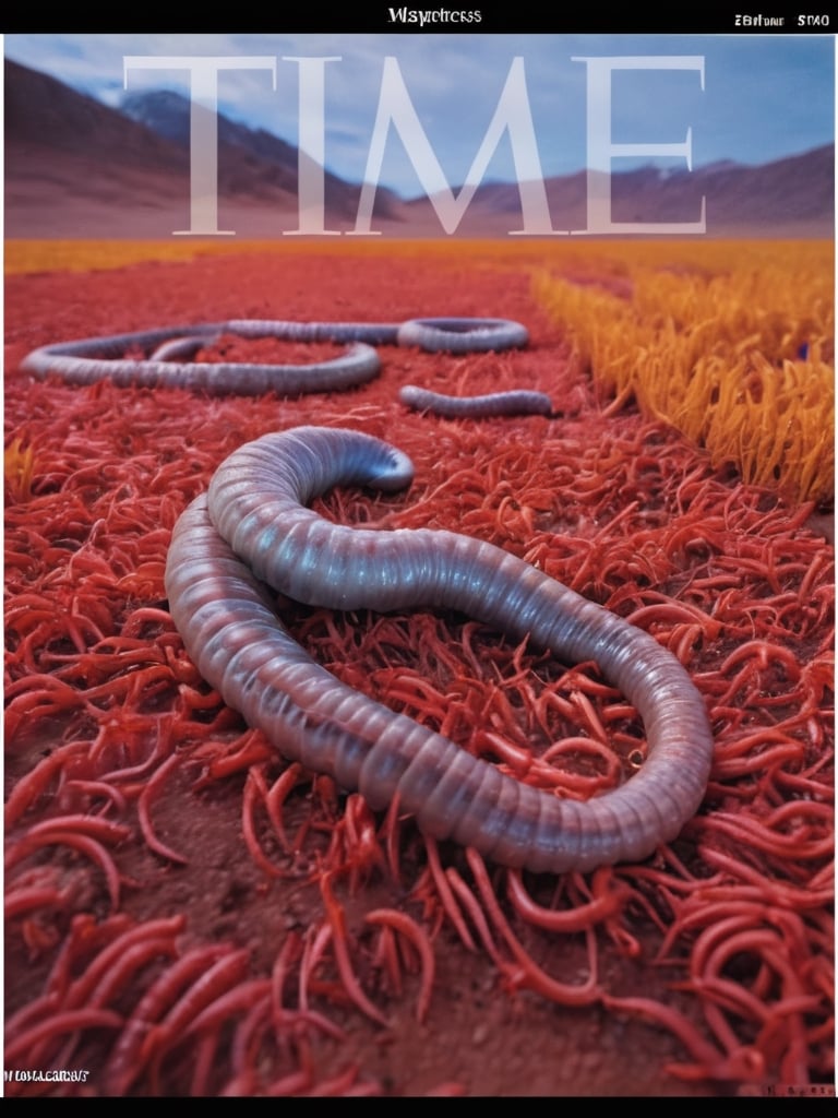 50 photorealistic cwormss, masterpiece, 8k, field depth, saturated colors
,time magazine