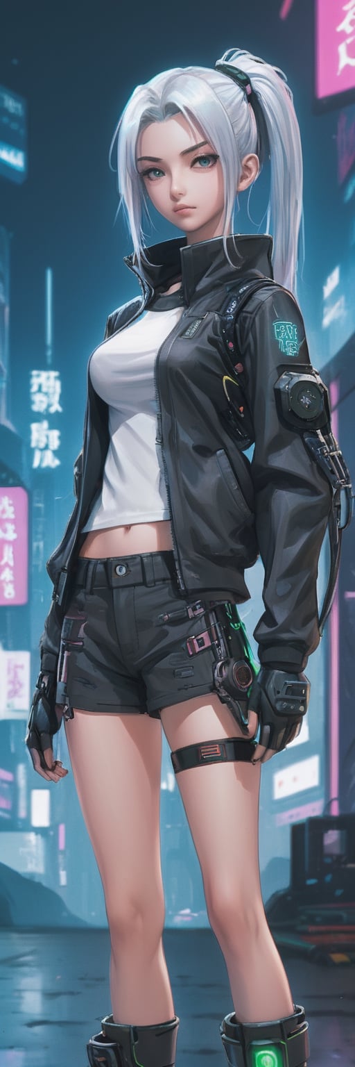 anime,  cyberpunk girl by Amigos on Tensor.Art