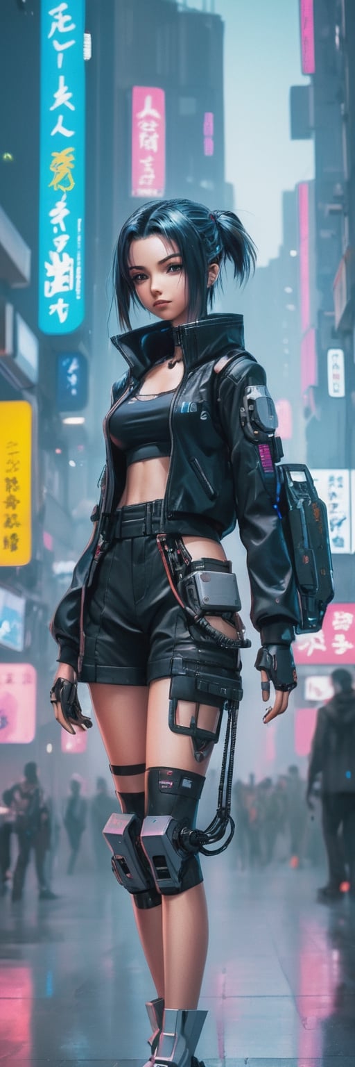 anime,  cyberpunk girl by Amigos on Tensor.Art
