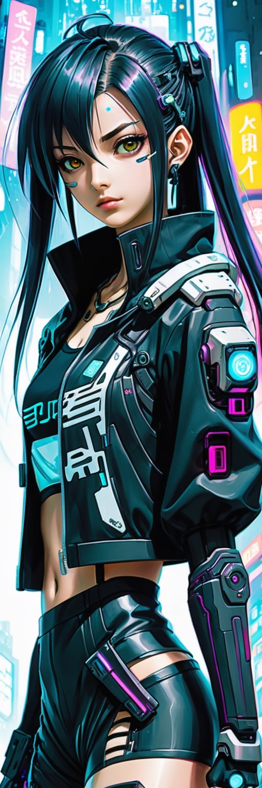 anime,  cyberpunk girl by Amigos on Tensor.Art