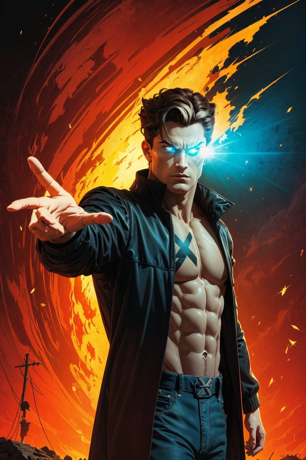 1boy,  solo,  Nate Grey by Mattalayoh  on Tensor.Art