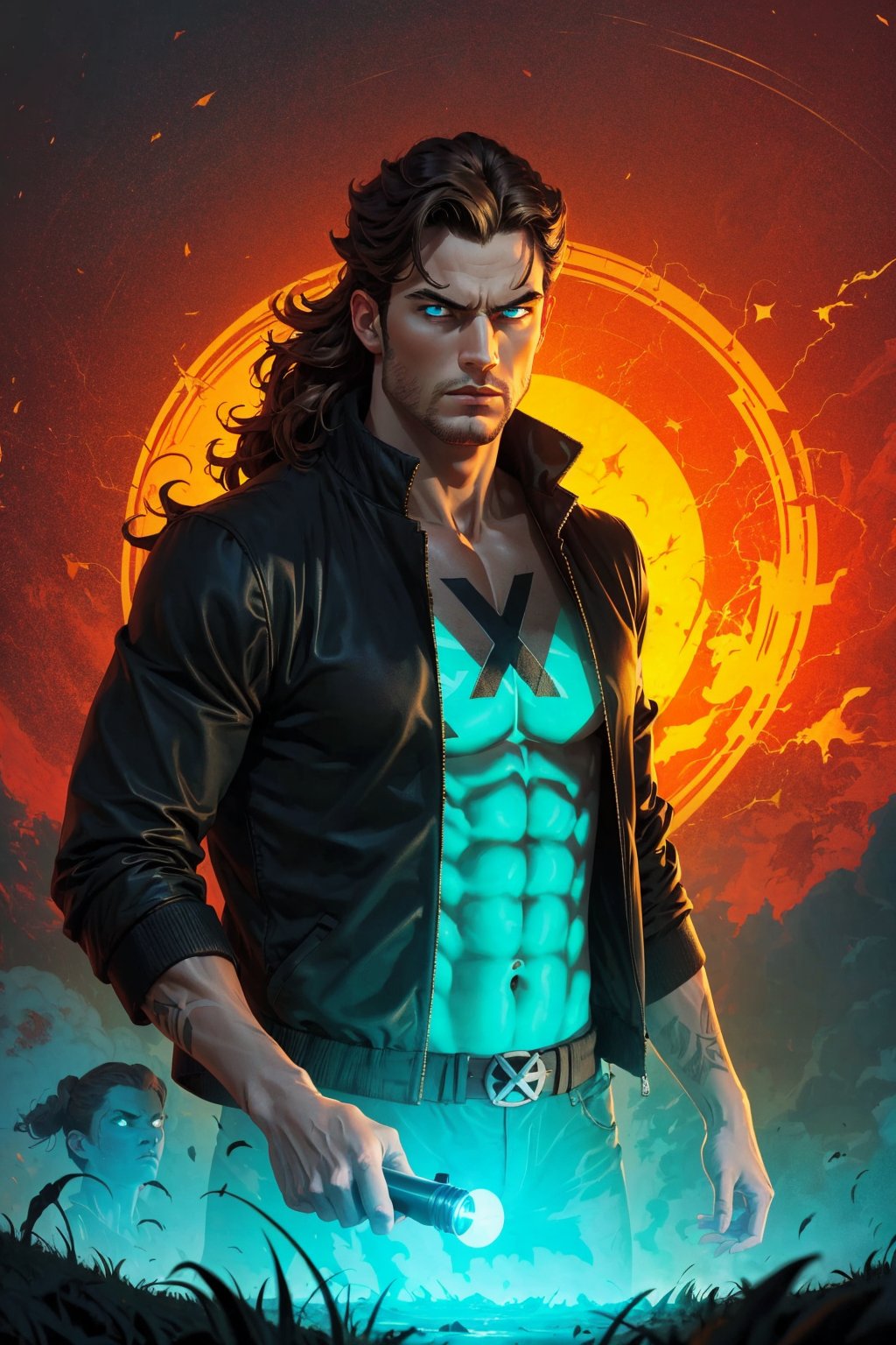 1boy,  solo,  Nate Grey by Mattalayoh  on Tensor.Art