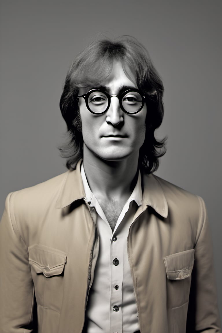 RAW natural photo of john lennon,  hungry,  no muscles by TRUJILLITO on Tensor.Art