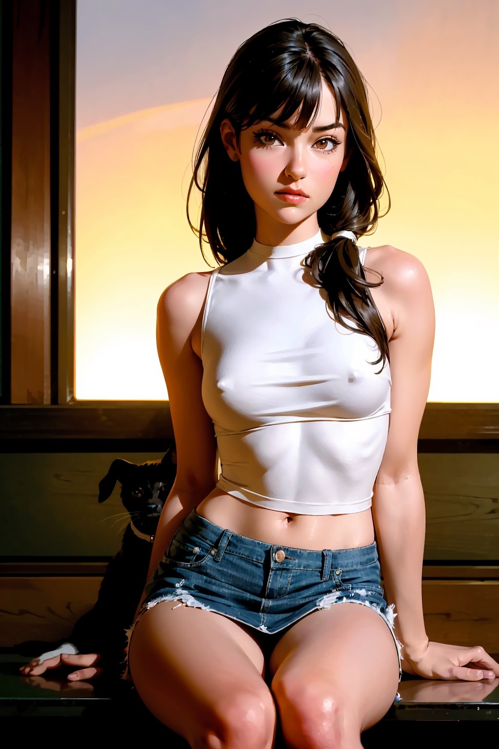 1girl,  determined,  closed mouth by Philosophy.AI on Tensor.Art