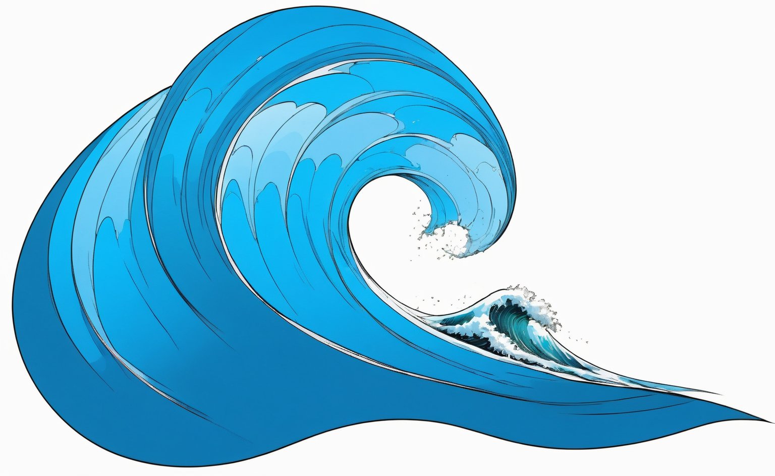 photorealistic photo of waves,  highly detailed waves,  score_9 by レオナルドくま on Tensor.Art