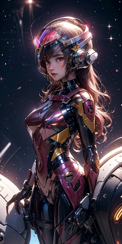 a girl,  thunder yellow jacket,  tight suit by Kasyade on Tensor.Art