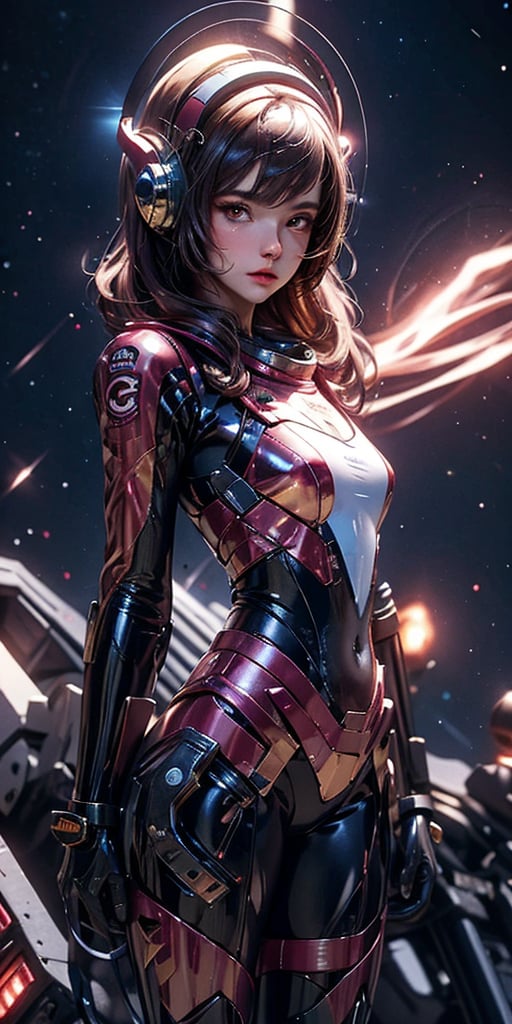 a girl,  thunder yellow jacket,  tight suit by Kasyade on Tensor.Art